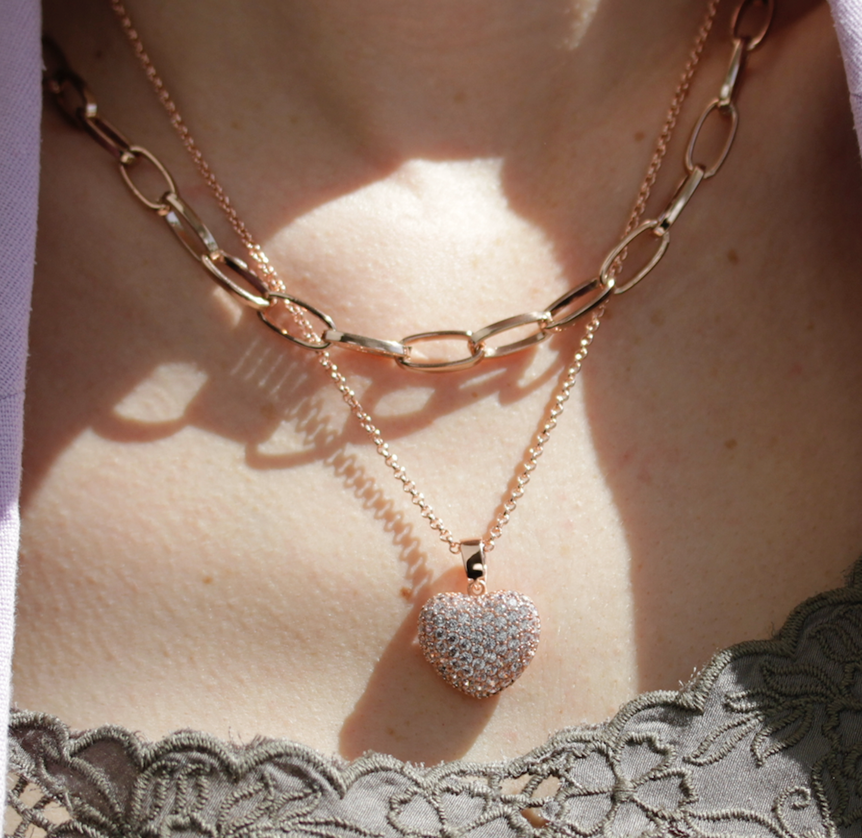 Gold Sparkle Forever Petite Pendant