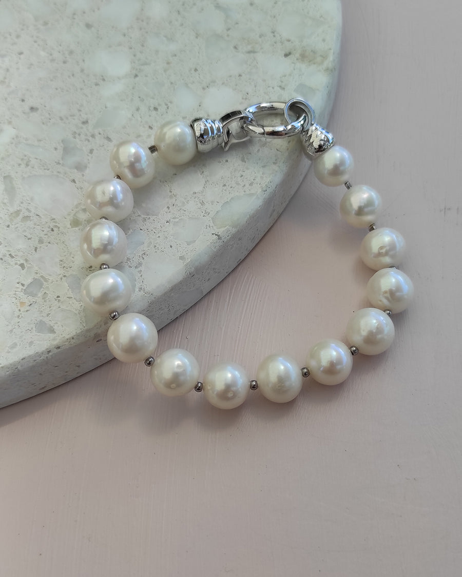 Cream Pearl Bracelet Small