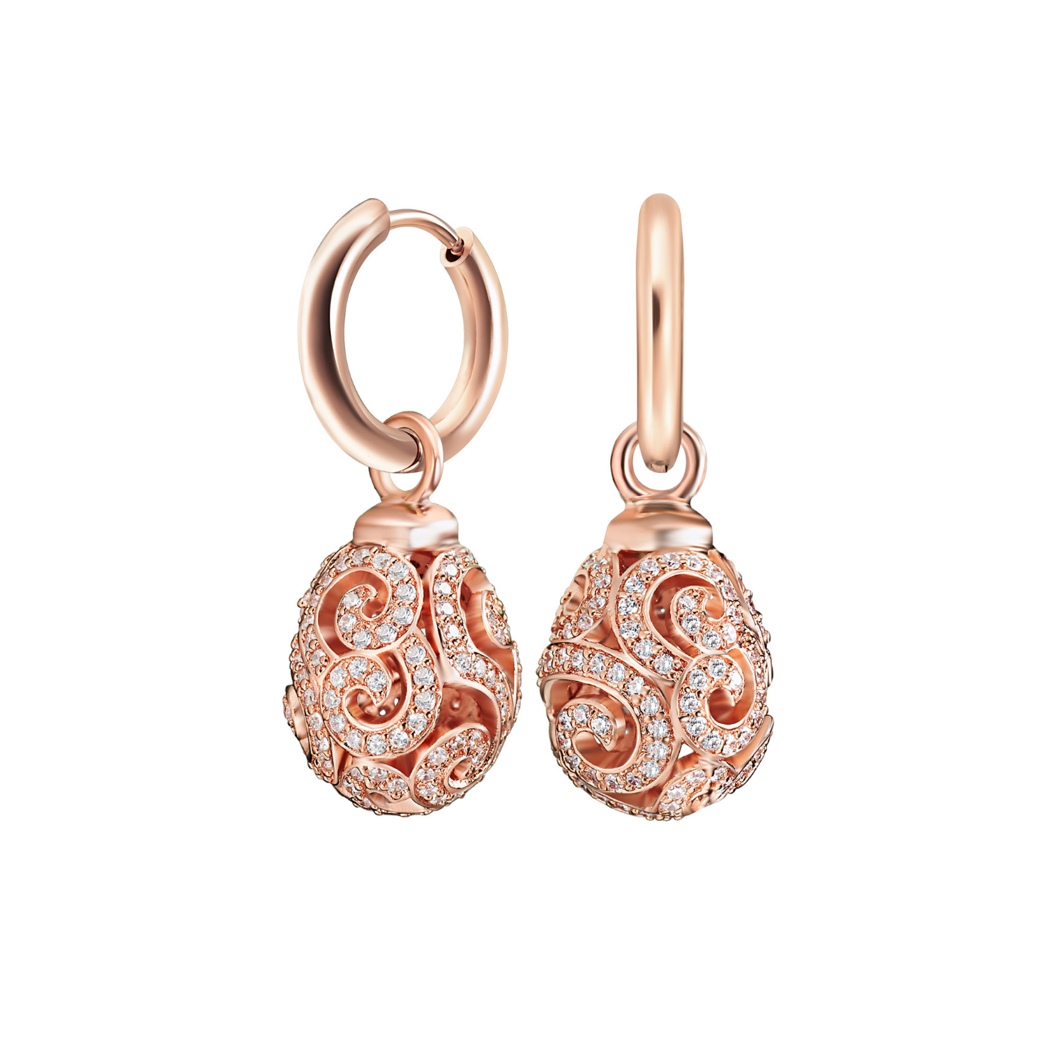 Kagi Rose Gold Imperial Ear Charms