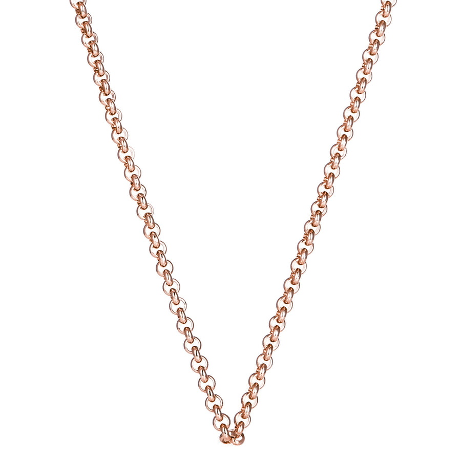 Rose Gold Steel Me Petite Necklace 80cm (3926665396310)