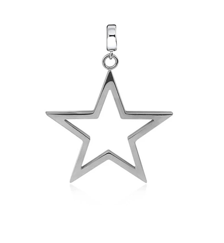 Silver Starfall Pendant (4948359053398)