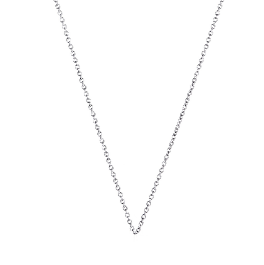 Silver Superfine Necklace 47cm (3926676865110)