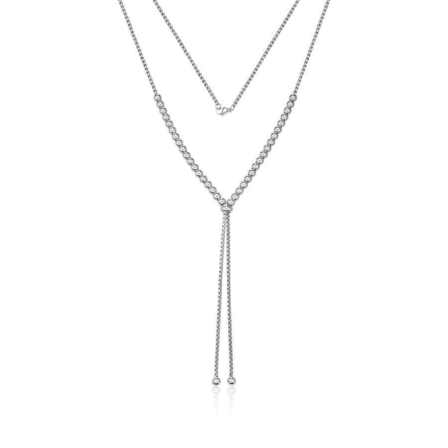Silver Bolero Necklace (3926663790678)