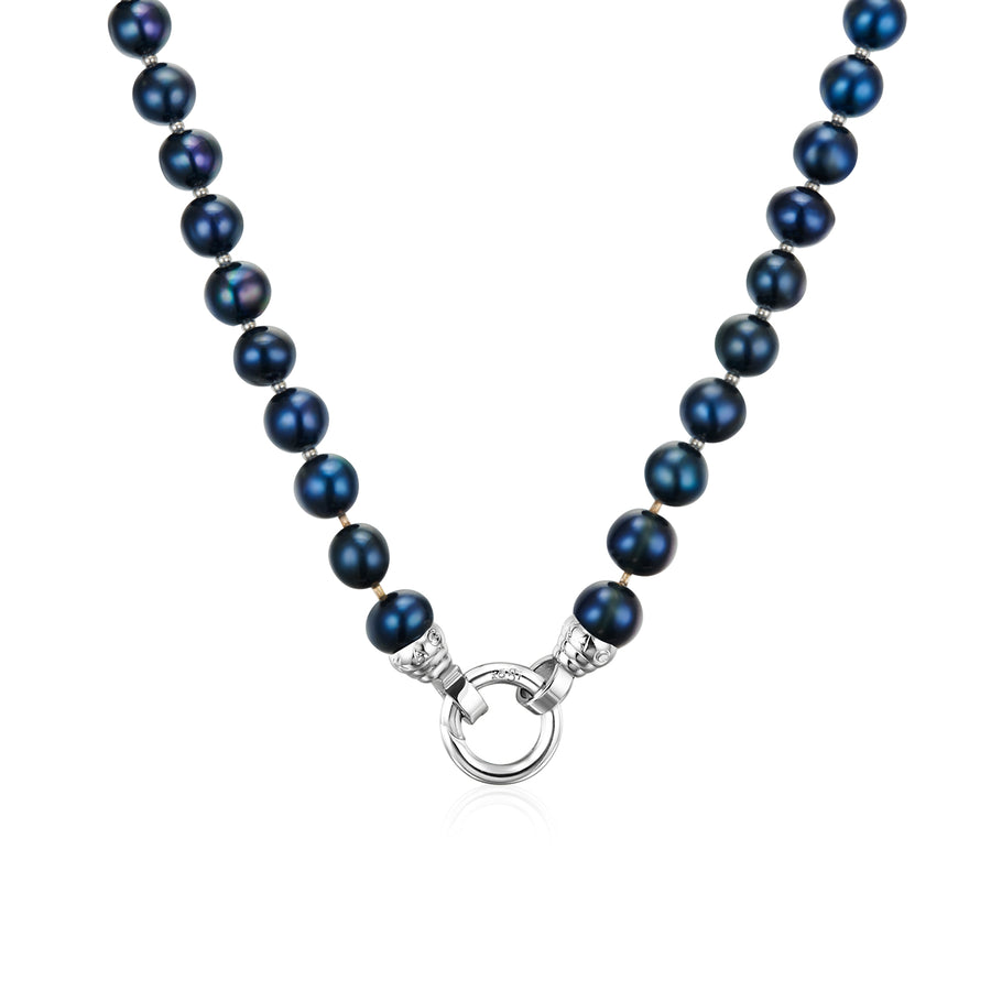 Blue Lagoon Pearl Necklace 49cm (3926680535126)