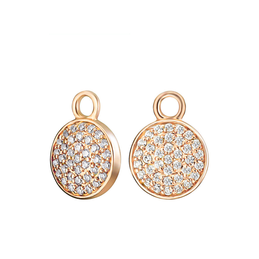 14k Rose Gold Cosmos Ear Charms