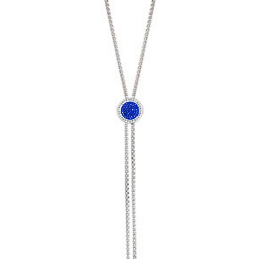 Sapphire Neptune Lariat Necklace (3926681092182)