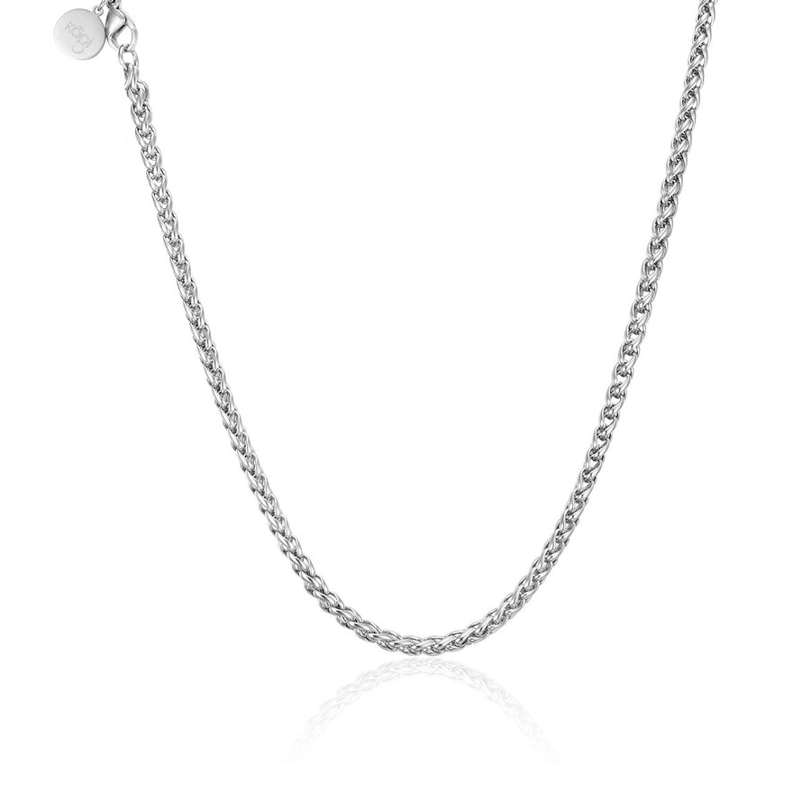 Silver Helix Petite Necklace 50cm (4367903162454)