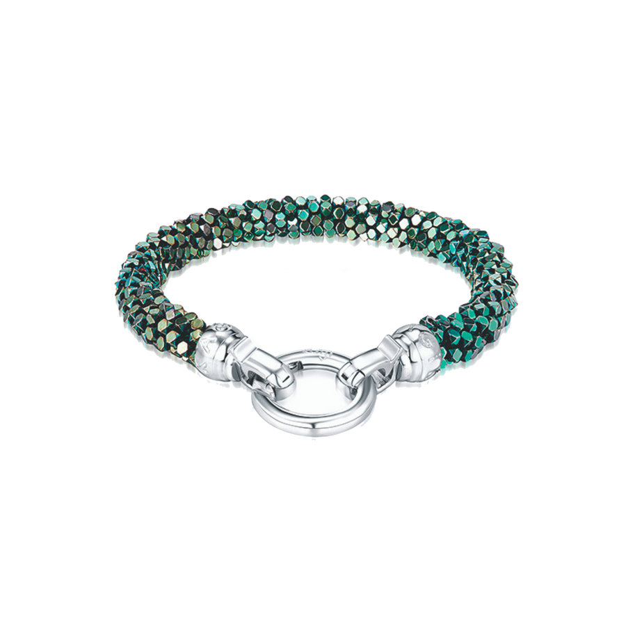 Blue Danube Weave Bracelet - Medium