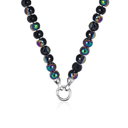 Jet Rainbow Necklace 49cm*