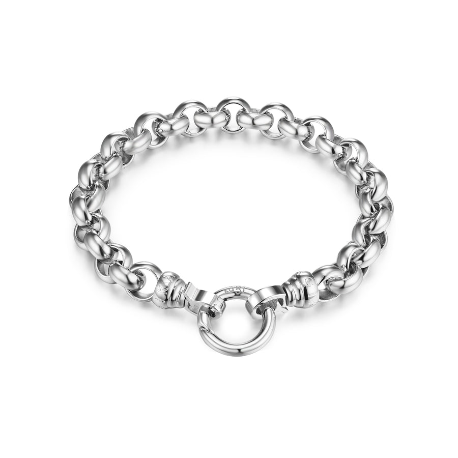 Silver Steel Me Bracelet Medium (3926663037014)