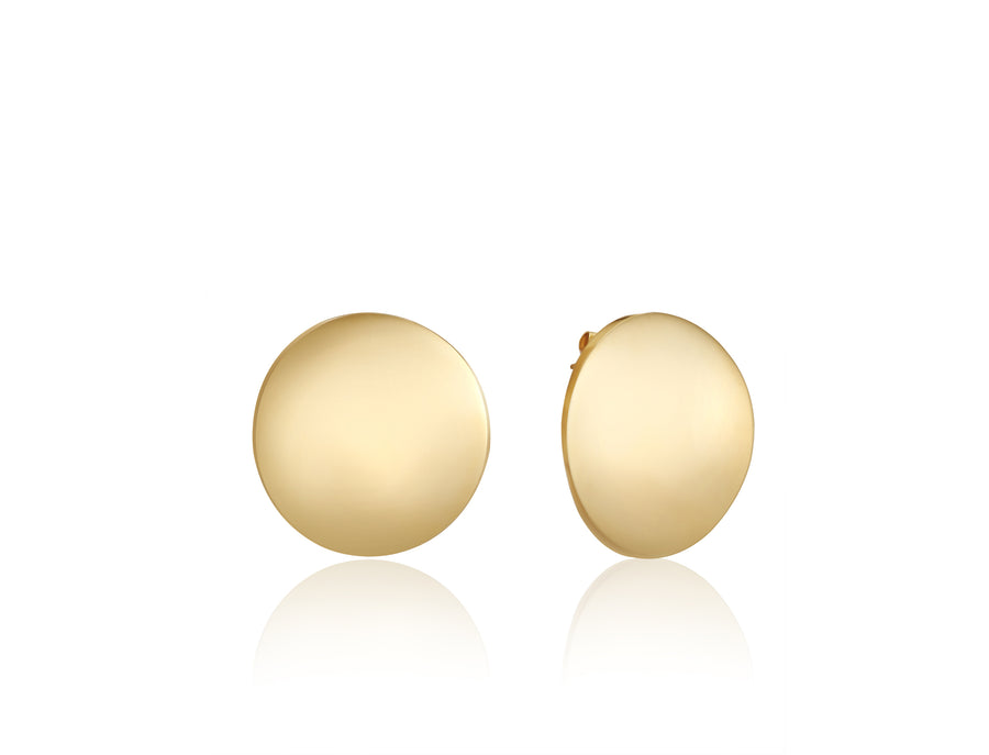 Gold Polka Dot Earrings