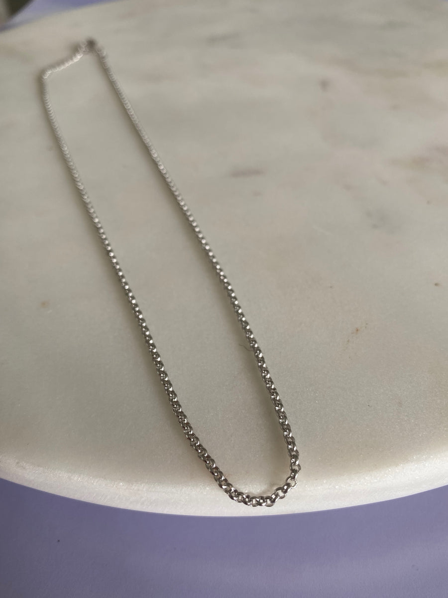 Silver Superfine Necklace 50cm