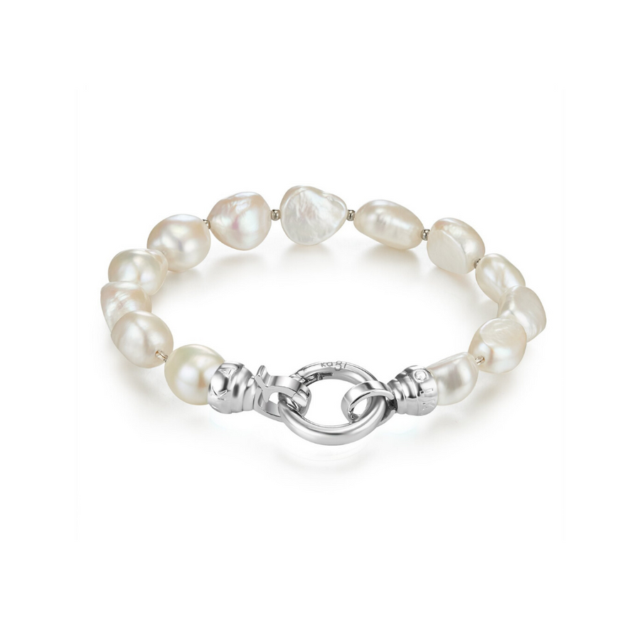 Baroque Pearl Bracelet - Medium (4573574987862)