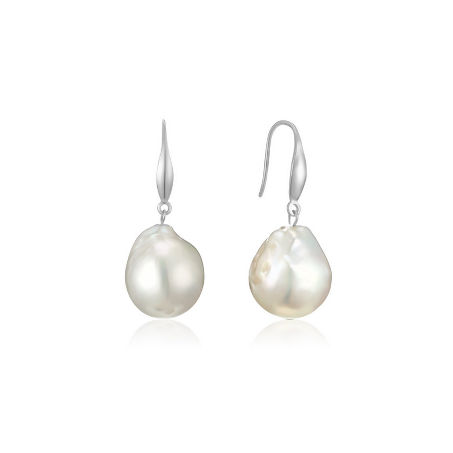 Authentic Baroque Pearl Earrings (4573575217238)