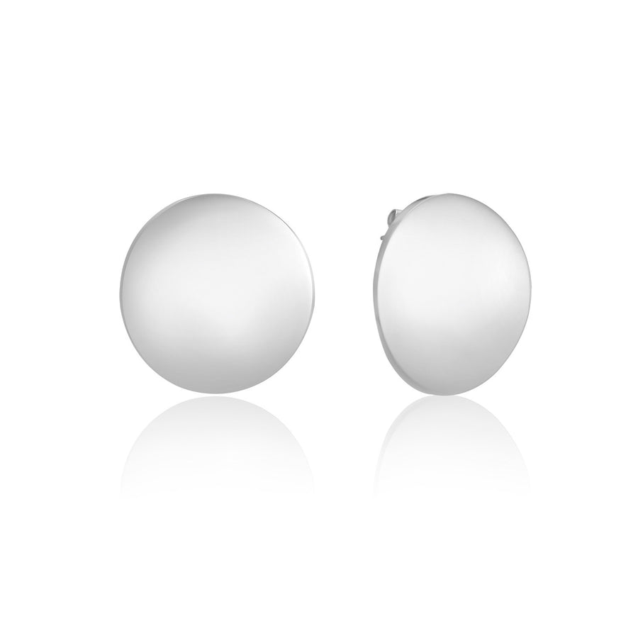 Silver Polka Dot Earrings (4860042936406)