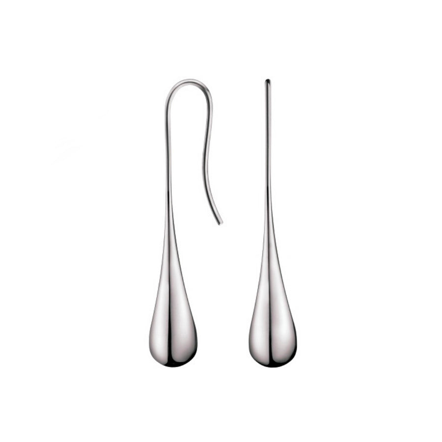 Silver Droplet Earrings (3926684926038)