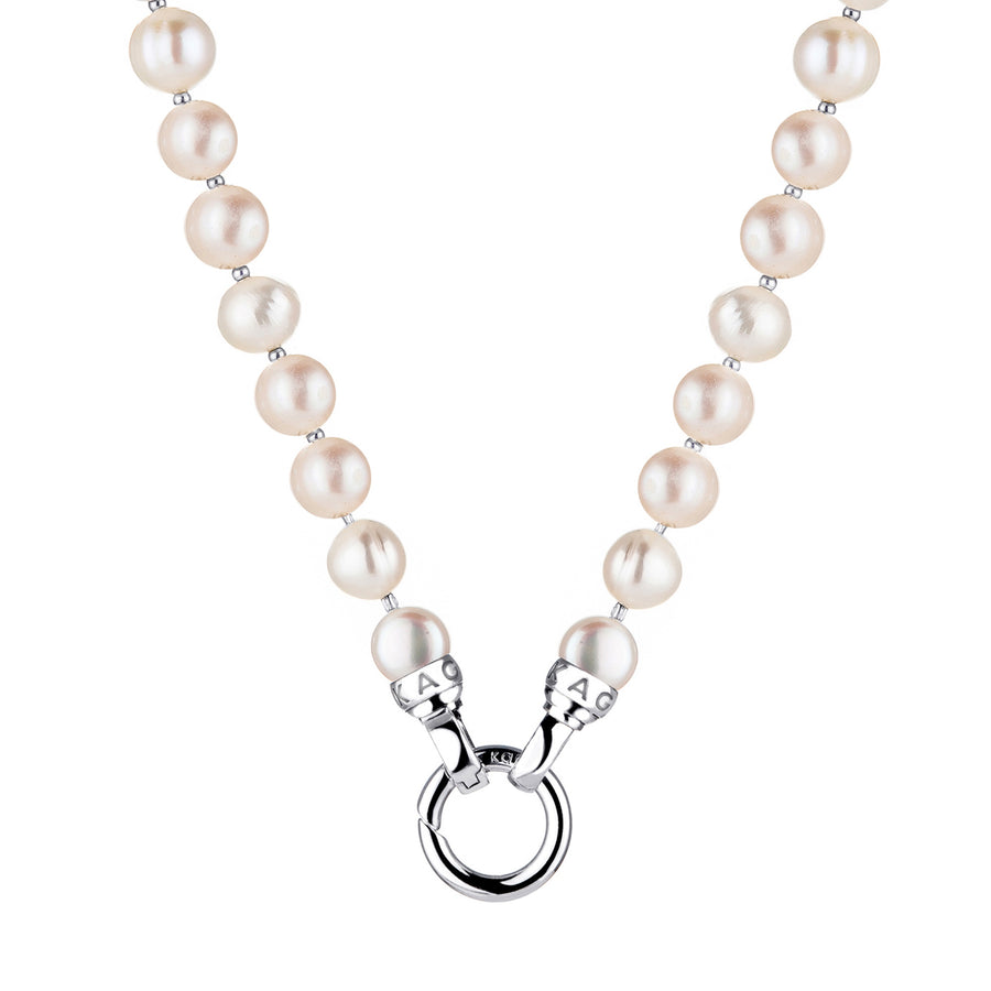 Cream Pearl Necklace 60cm (3944391606358)
