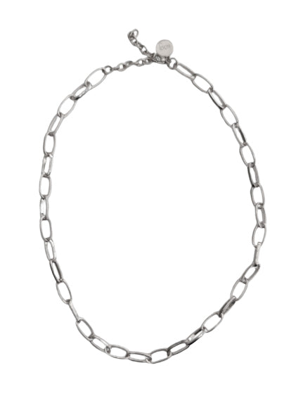Silver Links Layering Necklace
