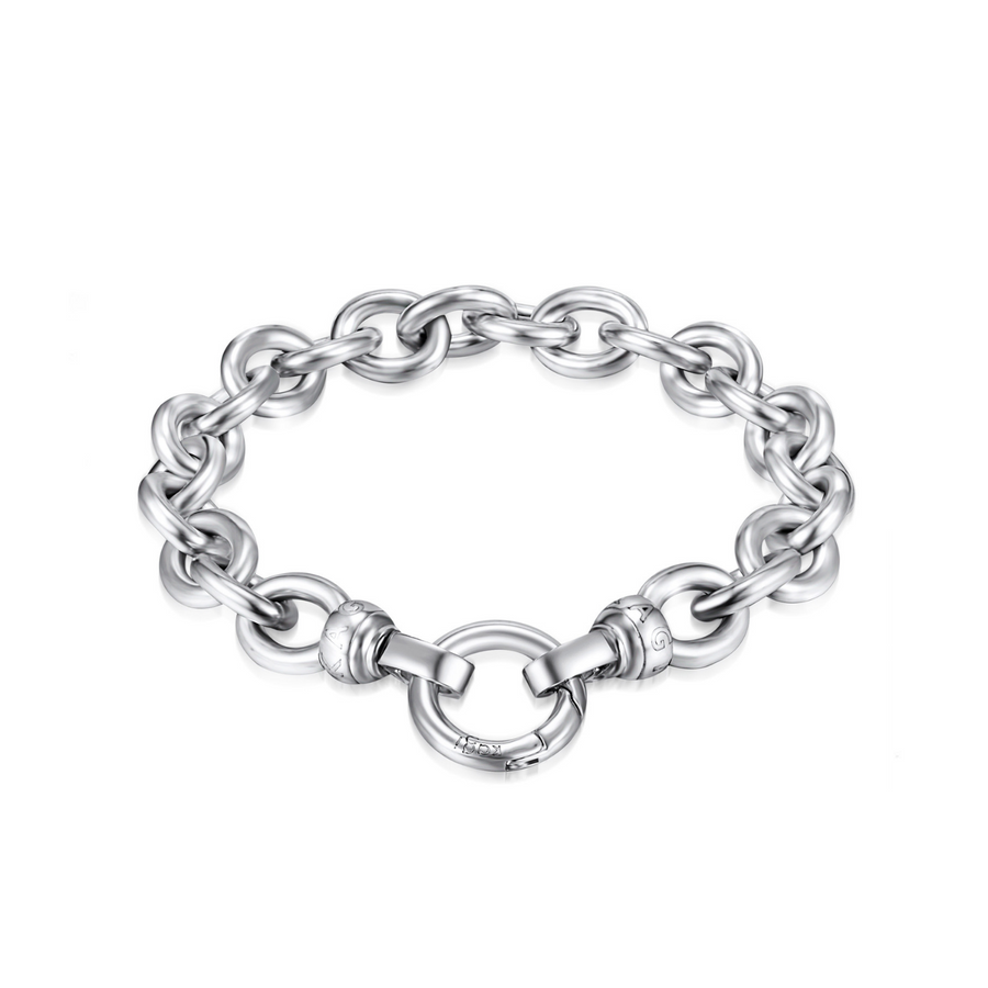 Silver Signature Chain Bracelet Small* (3926663987286)