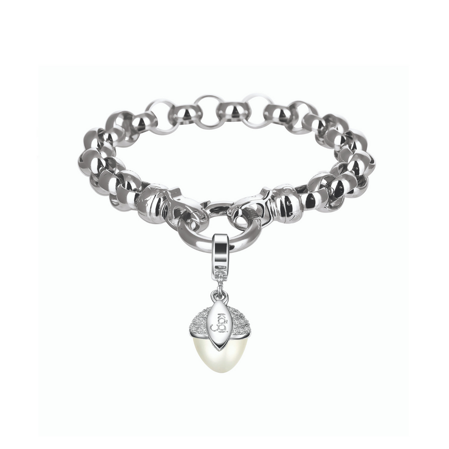 Silver Steel Me Bracelet Medium (3926663037014)