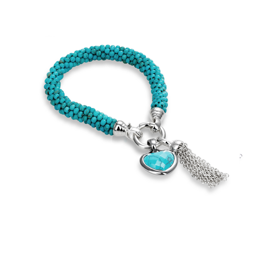 Turquoise Weave Bracelet Small* (3926662348886)