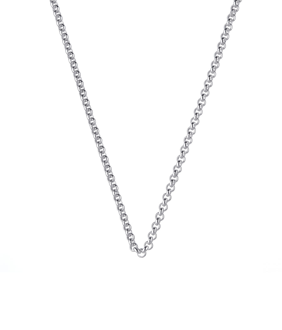 Silver Steel Me Petite Necklace 50cm (3926662905942)