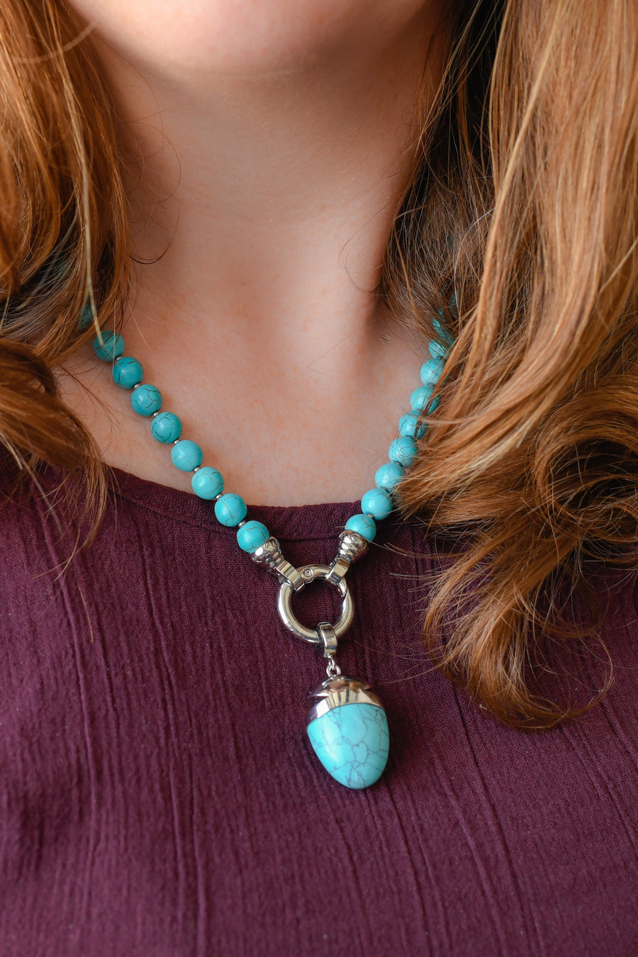Turquoise Petite Necklace 49cm
