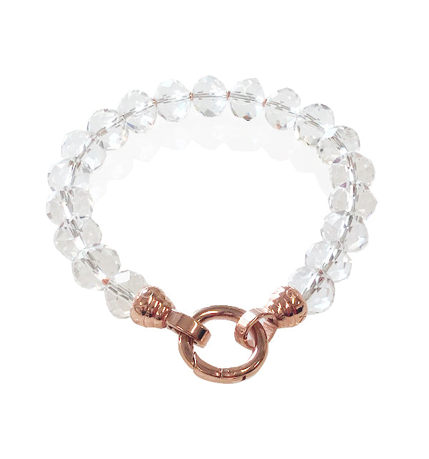 Rose Crystal Opera Bracelet - Medium (4343597727830)
