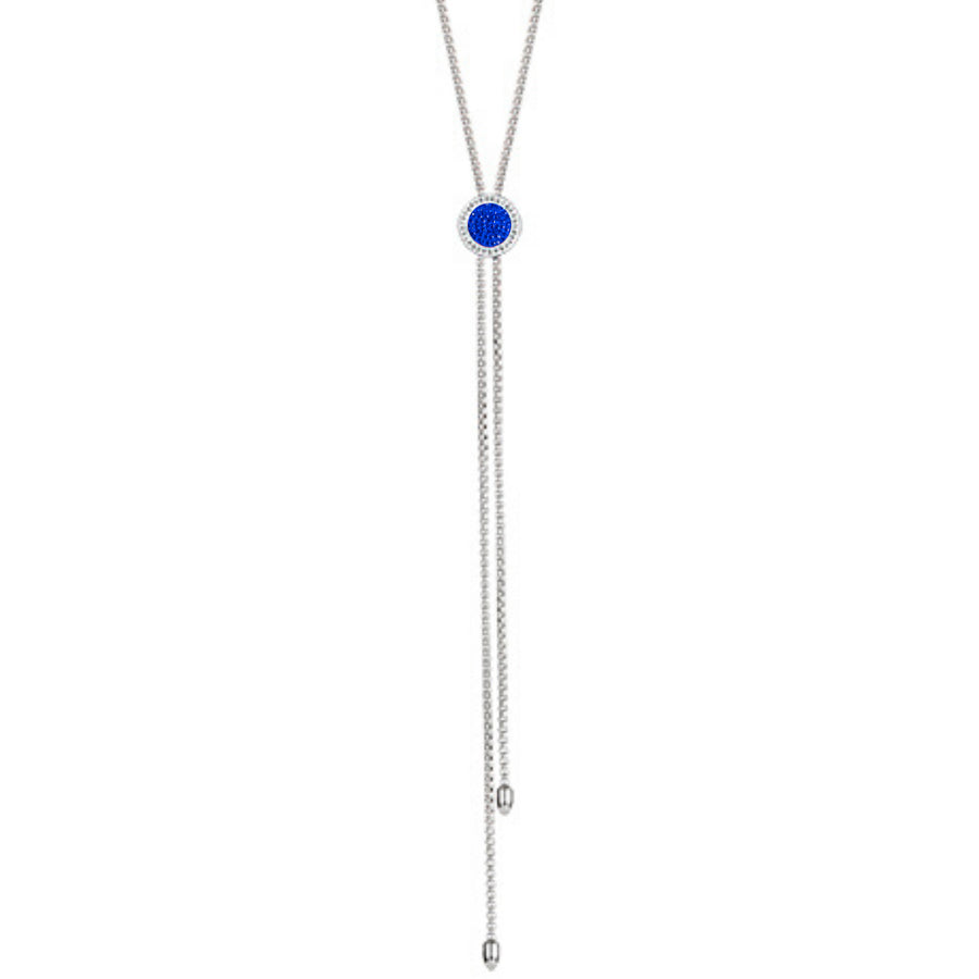 Sapphire Neptune Lariat Necklace