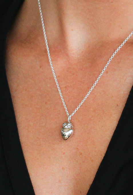 Child's Sterling Silver Owl Necklace (8 - 16 years) including a $20 Donation to Child Cancer!* (3926662774870)