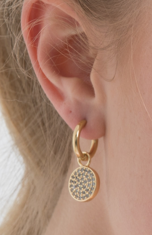 Gold Cosmos Ear Charms (3926673653846)