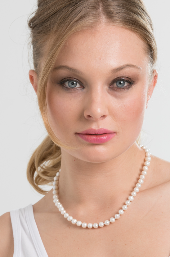 Cream Pearl Necklace 60cm (3944391606358)