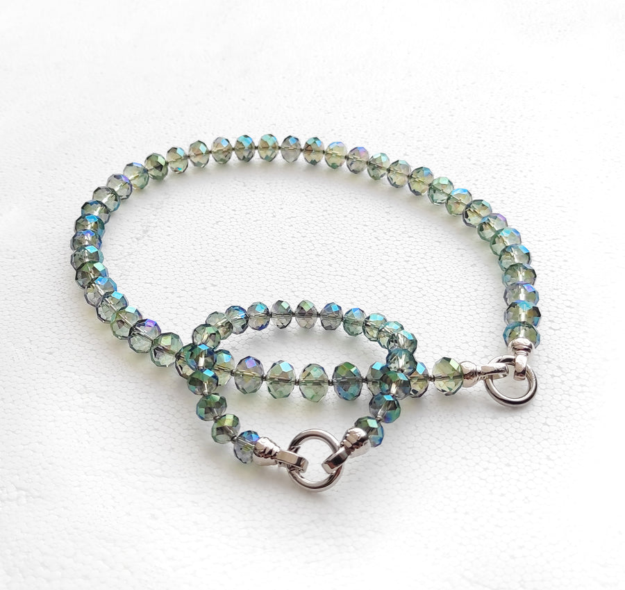 DAY 1! Kagi Sea Green 49cm Necklace & Bracelet Combo (4981156479062)