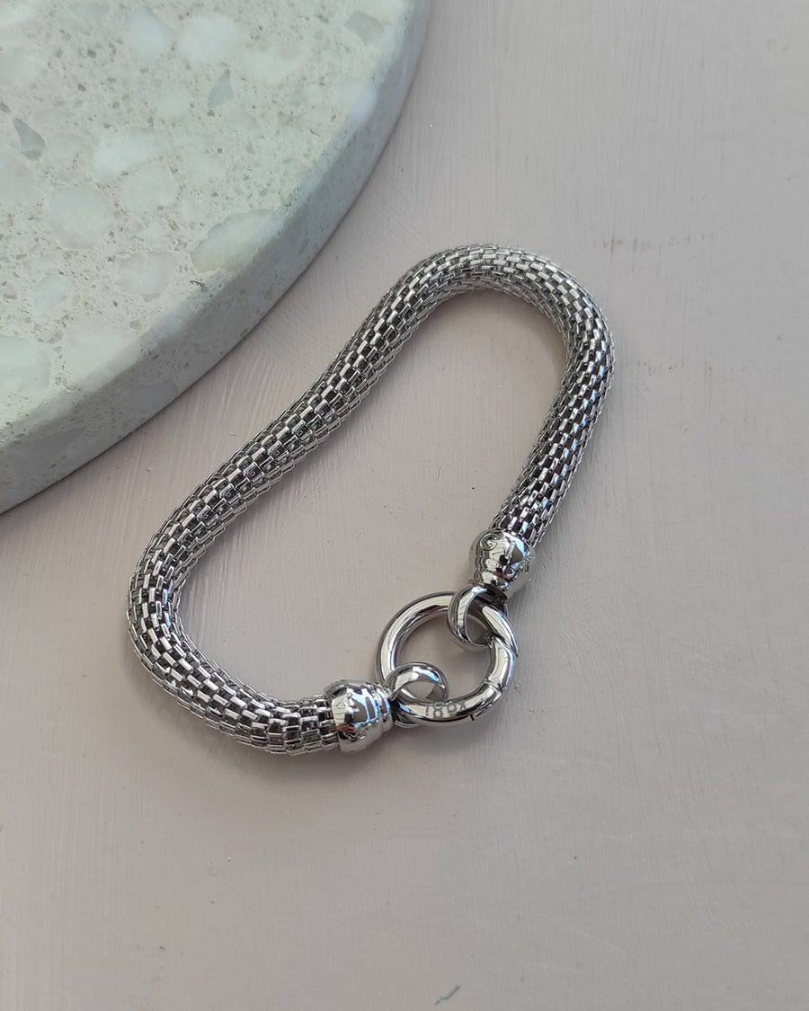 Silver Medusa Bracelet