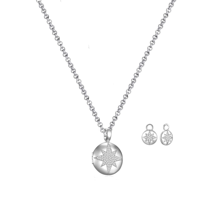 Stella Necklace Set + Ear Charms!