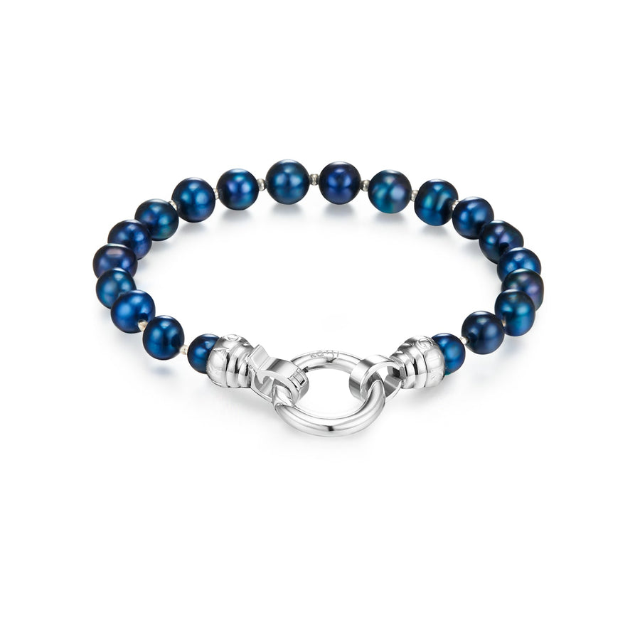 Blue Lagoon Pearl Necklace & Bracelet set