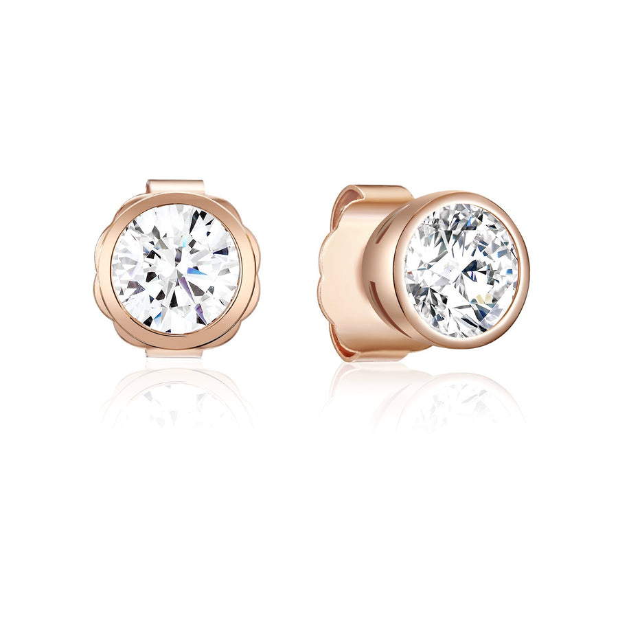 Rose Solitaire Studs (3926676242518)