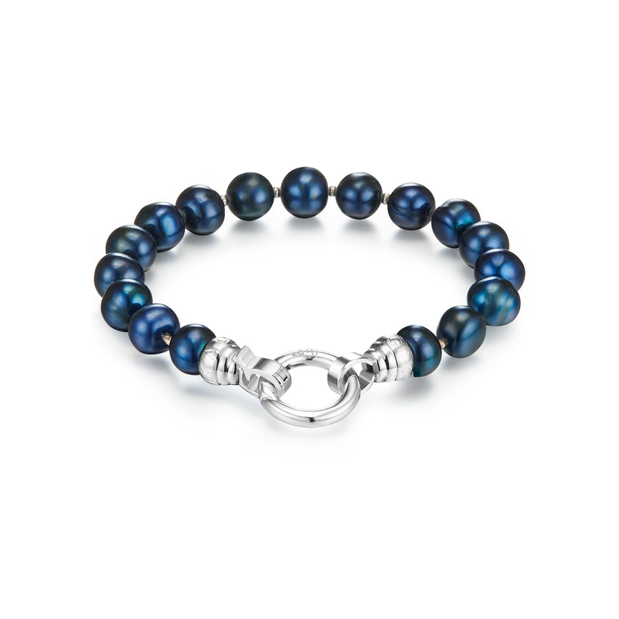 Blue Lagoon Pearl Bracelet Medium (3926681157718)